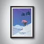 Val D'isere Ski Resort France Travel Poster Art Print, thumbnail 1 of 8