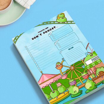 Frog To Do List Pad | Cute Stationery, 4 of 4