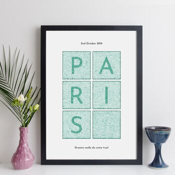 Personalised Favourite Location Or Place Print, 5 of 12