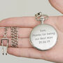 Personalised Message Pocket Watch, thumbnail 2 of 6