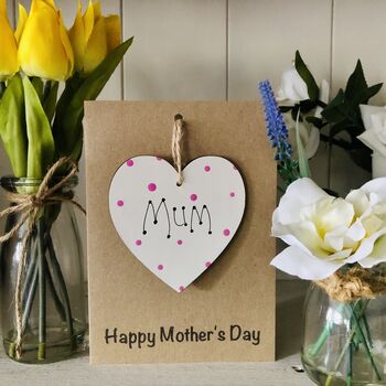 Personalised Mother's Day Mummy Wooden Keepsake Card By Craft Heaven ...