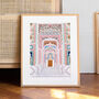 Patrika Gate, Jaipur India Travel Art Print, thumbnail 3 of 7