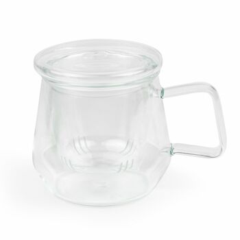 Livorno Tea For One Glass Tea Cup With Filter, 3 of 9