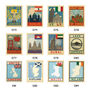 Personalised Travel Destination Papercut Stamp Print, thumbnail 9 of 9