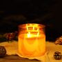 Glass LED Candle Battery Powered With Six Hour Timer, thumbnail 4 of 4