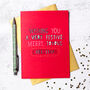 Wishing You A Merry Joyous Christmas Card, thumbnail 1 of 3
