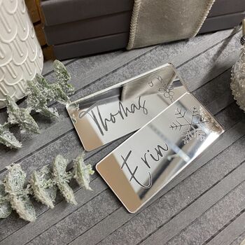 Personalised Christmas Place Setting | Silver, 4 of 12