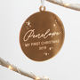 Personalised Baby's First Christmas Ornament, thumbnail 2 of 3