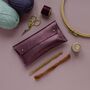 Personalised Leather Notions Pouch, thumbnail 4 of 11
