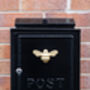 Wall Mounted Post Box With Bee Design, thumbnail 5 of 7