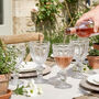Set Of Four Bella Perle Glass Goblets, thumbnail 1 of 9