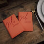 Personalised Couples Script Passport Covers, thumbnail 4 of 6