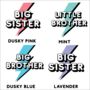 Sibling Big / Little Brother/ Sister T Shirt/ Vest Set, thumbnail 2 of 2