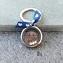 Something Old, New, Borrowed, Blue Bridal Sixpence Keyring, thumbnail 3 of 12