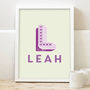Personalised Carnival Letters Print, thumbnail 2 of 4