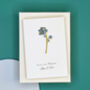 Miniature Engraved Flower Mother's Day Card, thumbnail 6 of 12