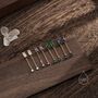 Baguette Cz Dangle Chain Stud Drop Earrings, thumbnail 1 of 12