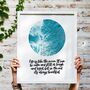 Life Is Like The Ocean Inspirational Print, thumbnail 2 of 5