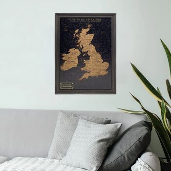 UK Cork Travel Map With Pins Traveller Gifts, 6 of 6