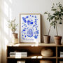 Scenes Of Barcelona, Spain Blue Tile Inspired Travel Print, thumbnail 4 of 11