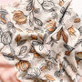 Pink Roses Black Outlined Print Scarf, thumbnail 8 of 11