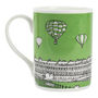 Bath Bone China Mug 'Royal Crescent' Green, thumbnail 4 of 4