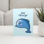 Personalised Dolphin Cute Greeting Card, thumbnail 1 of 2