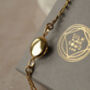 Gold Personalized Locket Bracelet, thumbnail 6 of 9