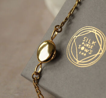 Gold Personalized Locket Bracelet, 6 of 9