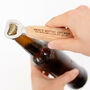 Personalised Wooden Handled Bottle Opener For Birthdays, thumbnail 2 of 4