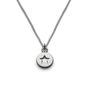 Debossed Star Necklace In Sterling Silver, thumbnail 2 of 5