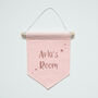 Pink Personalised Room Banner Girls Decor, thumbnail 4 of 7