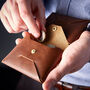 Personalised Origami Leather Wallet With Coin Purse, thumbnail 2 of 5