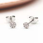 Sterling Silver Or 18ct Gold Plated Mini Stud Earrings, thumbnail 8 of 12