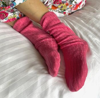 100% Cashmere Bed Socks, 3 of 7