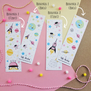 Spaced Out! Outer Space Bookmarks Set Of Two, 7 of 7
