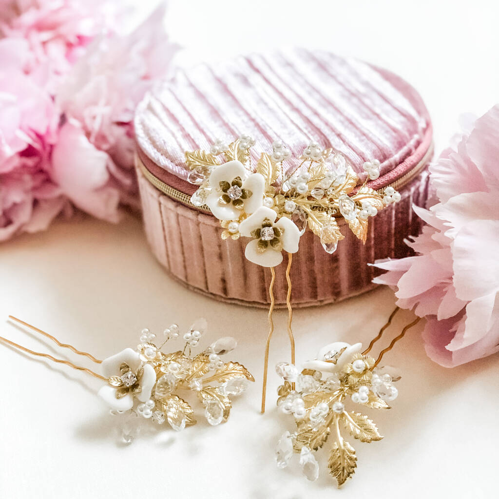Charlotte Hair Pins By Lucie Green Couture
