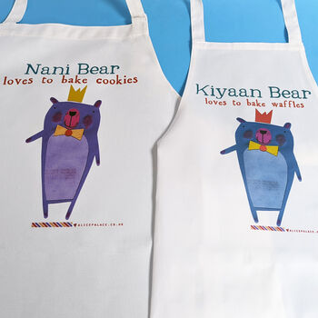 Personalised Bear Family Aprons, 12 of 12