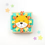 'Leo The Lion' Baby Sensory Fabric Sewn Quiet Book, thumbnail 2 of 12