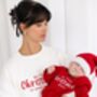 First Christmas As Mummy Embroidered Personalised Sweatshirt Jumper, thumbnail 7 of 9
