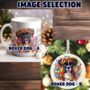 Personalised Boxer Dog In Christmas Lights, thumbnail 3 of 10