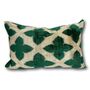 Emerald Green Velvet Cushion, thumbnail 1 of 4