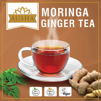 Moringa Ginger Tea 20 Bags Digestion Immunity, 5 of 10