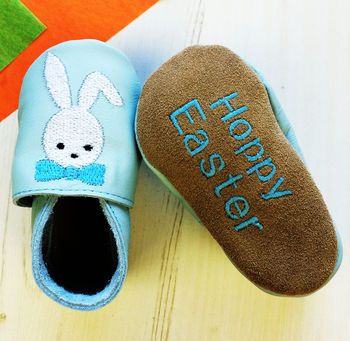 Personalised First Easter Baby Shoes, 6 of 11