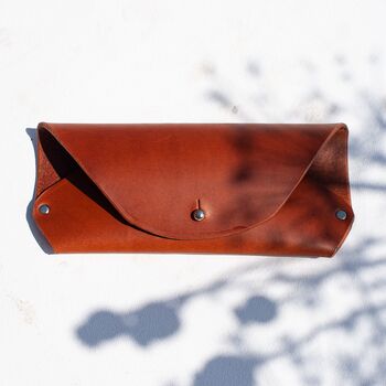 Personalised Italian Leather Glasses Case, 4 of 6