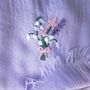 Birthday Flower Personalised Light Cotton Scarf Gift, thumbnail 6 of 10