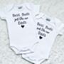 Best Buds Just Like Our Dads Baby Vests, thumbnail 4 of 8