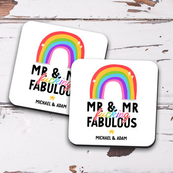 Personalised Set Of Two Mugs 'Mr Fucking Fabulous', 2 of 2