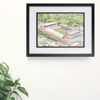 Aston Villa Fc Villa Park 1980's Art Print, 2 of 3