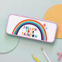 Children's Rainbow Personalised Pencil Case, thumbnail 1 of 4